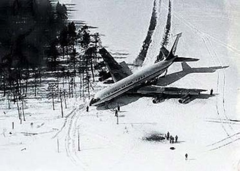 Korean Air Lines Flight 902. Shot down by the Soviet Union on the 20th April, 1978.